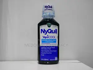 Vicks Nyquil Vapocool Severe Cold Flu Nighttime Liquid – 12 Fl Oz