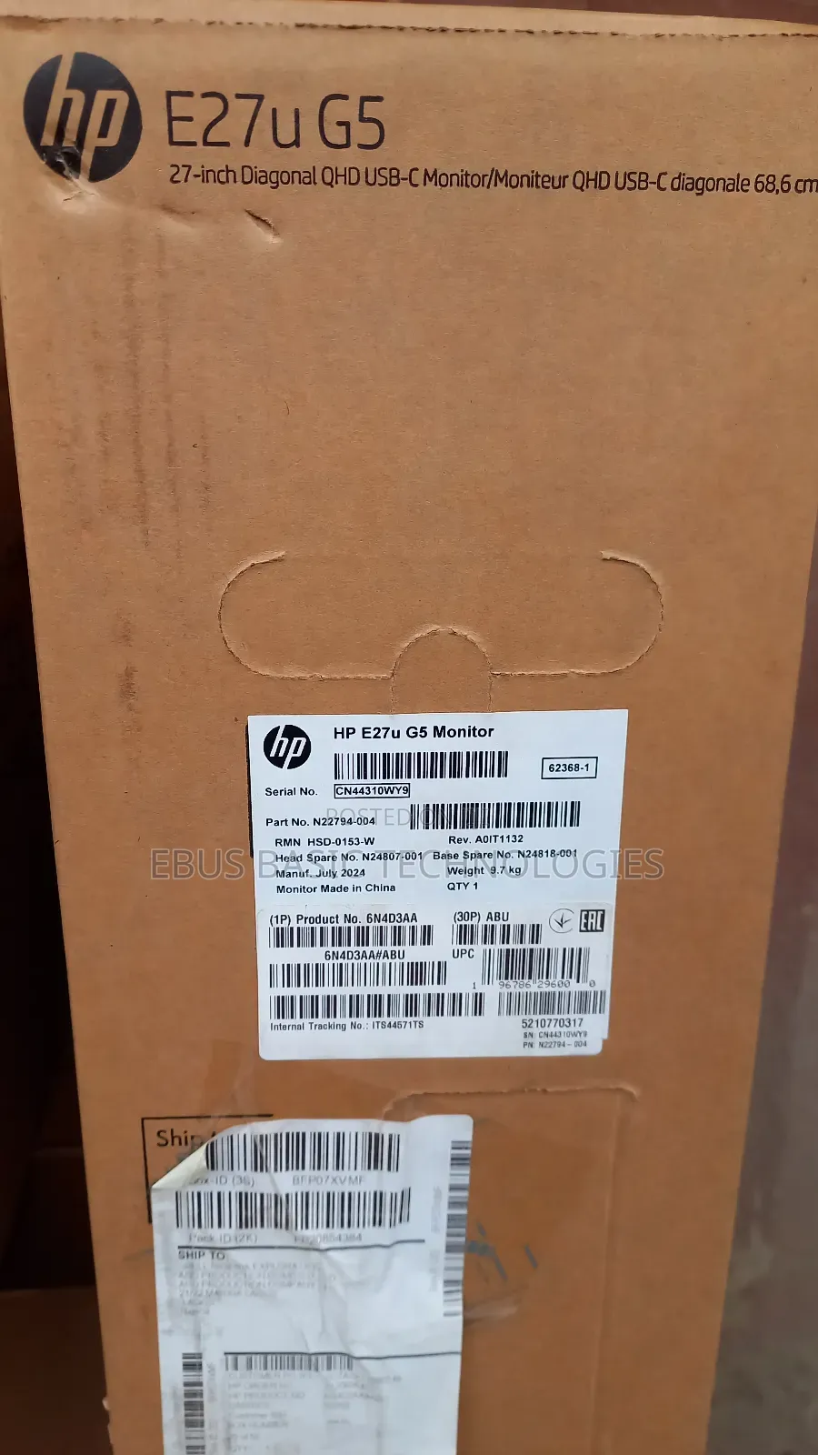 Hp E27u G5 Monitor