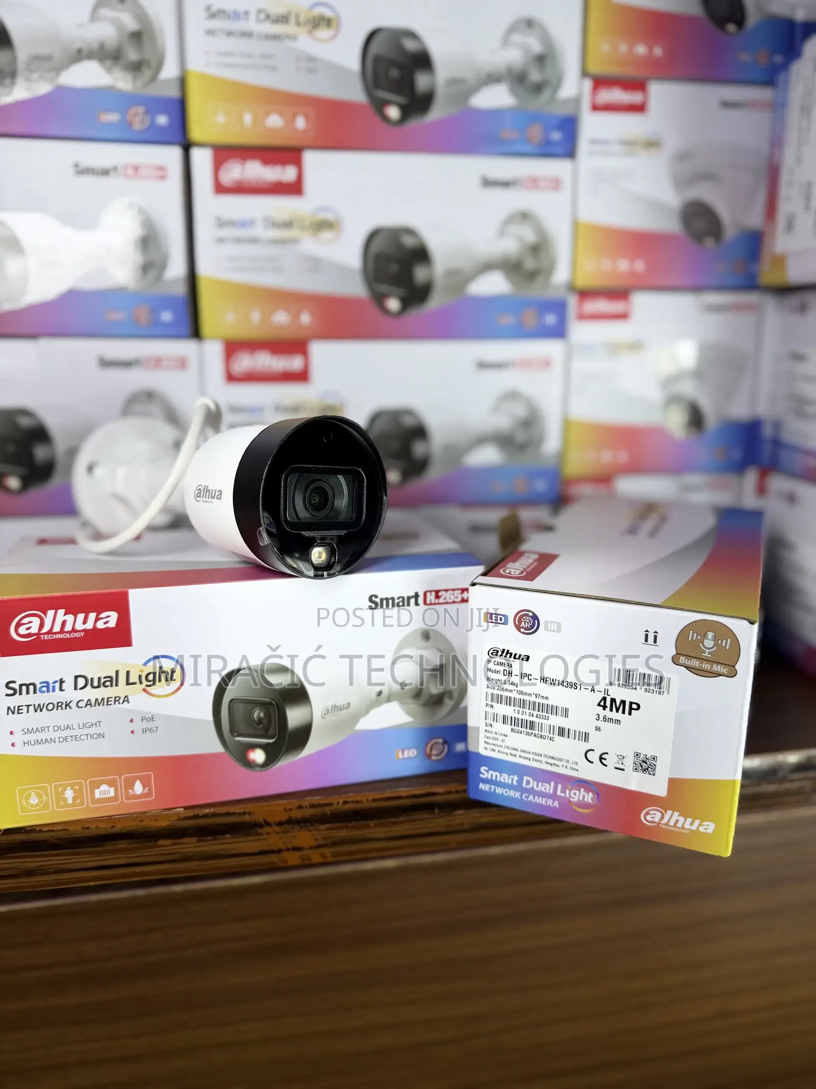 Dahua 4mp Ip Smart Audio CCTV Camera Outdoor