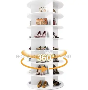 7 Layer Modern 360° Rotating Shoe Rack – Space-Saving Closet Organizer