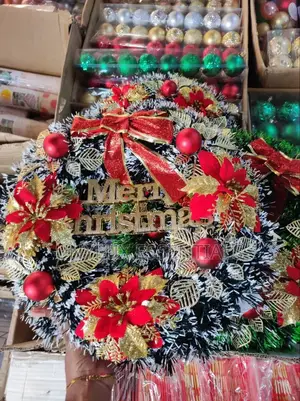Christmas Wreath Available in Silver and Green