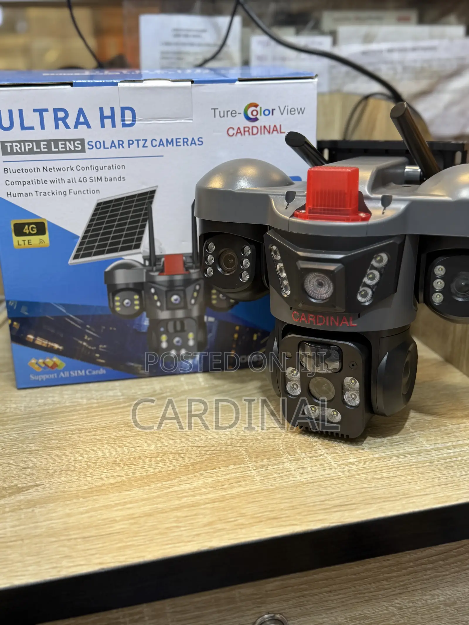 Eseecloud 3 Lens CCTV Solar Camera
