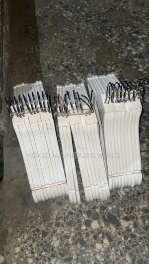 Packs Of White Ceramics Clothes Hangers