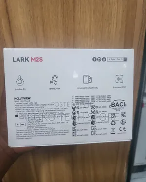 Hollyland Lark M2s Wireless Lavalier Microphone System.