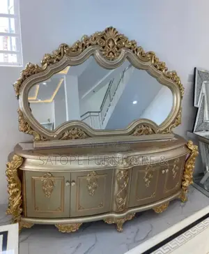 Quality Imported Royal Console Mirror.