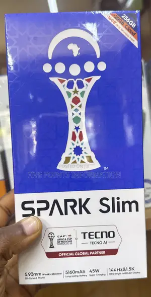 New Tecno Spark Slim 256 GB White