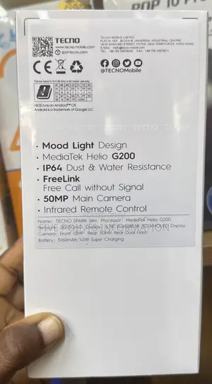 New Tecno Spark Slim 256 GB White