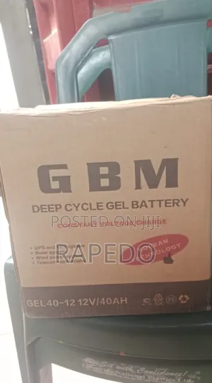 40 Ahms GBM Gel Battery