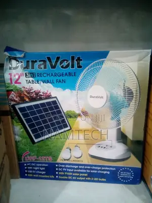 Dura Volt Rechargeable Fan 12"