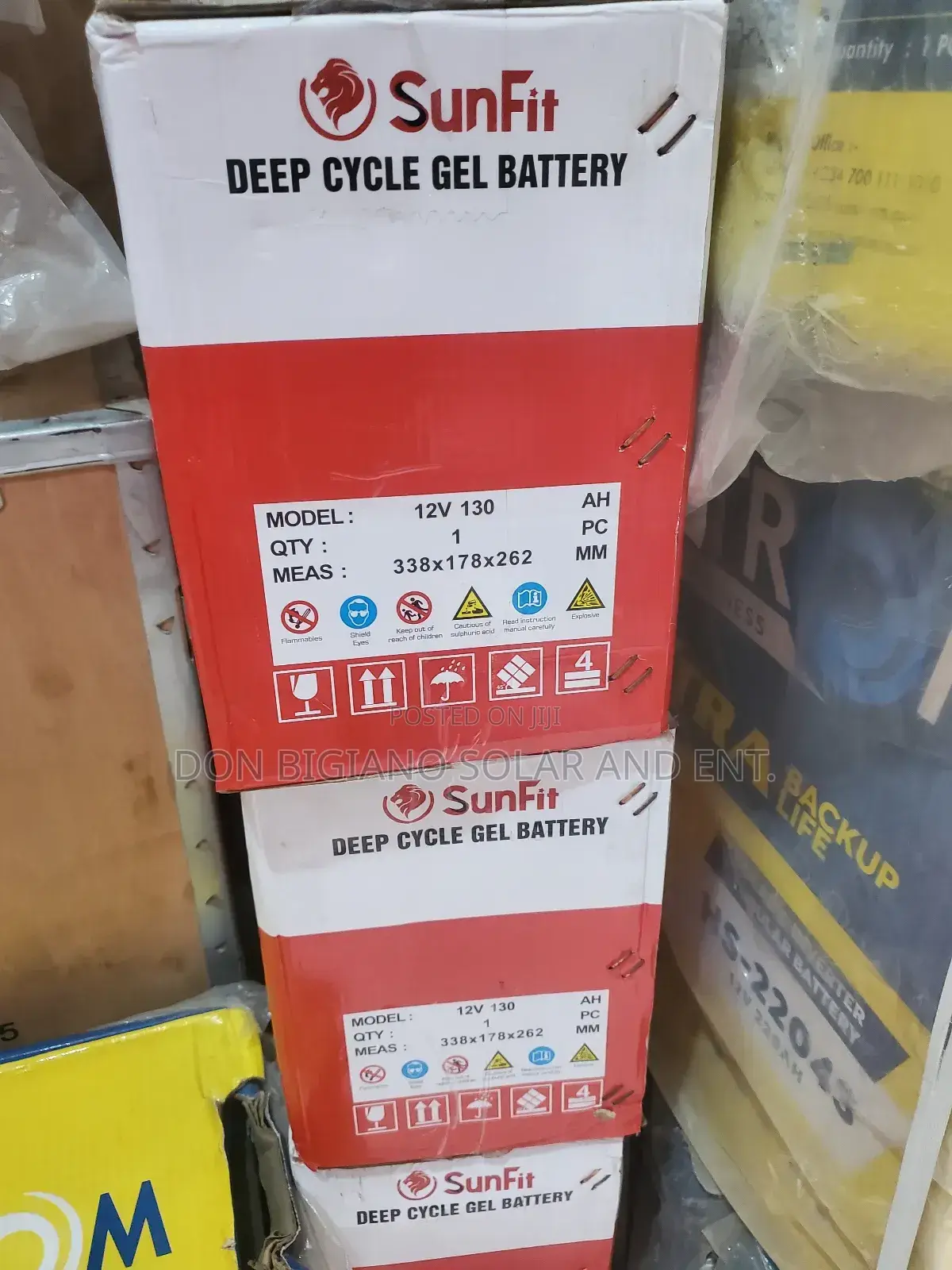 Sunfit Deep Cycle Gel Battery