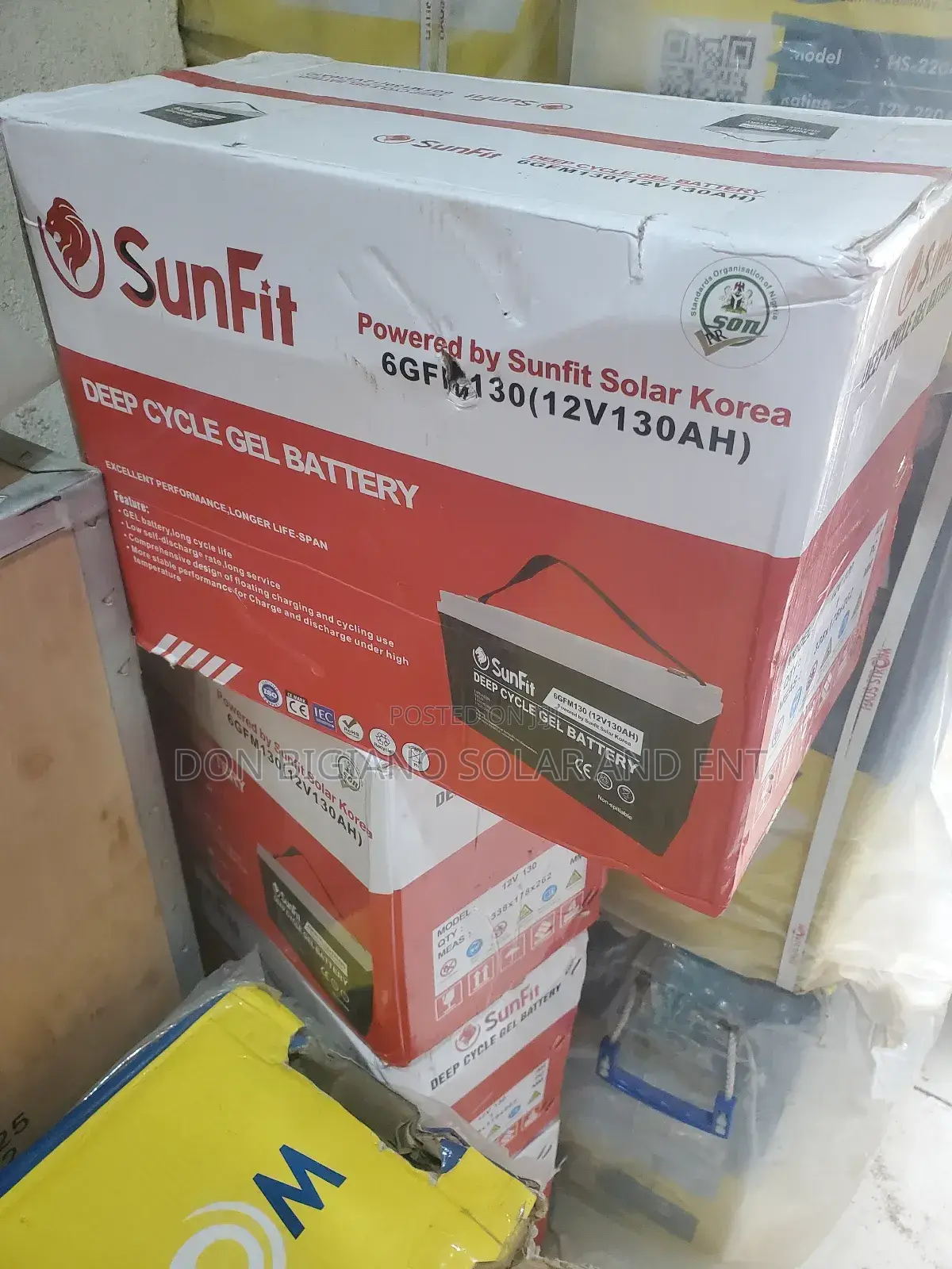 Sunfit Deep Cycle Gel Battery