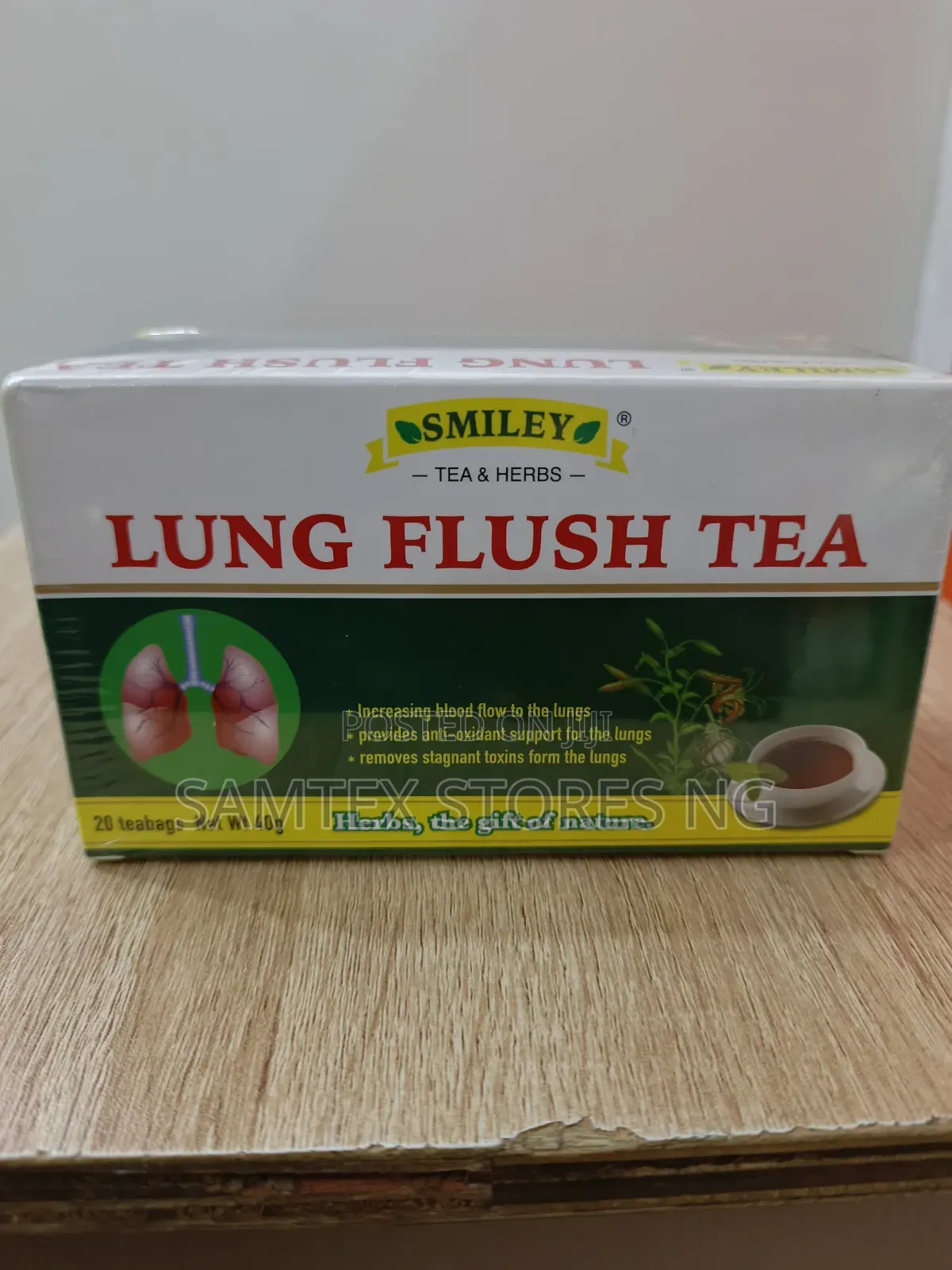 Lung Flush Herbal Tea.