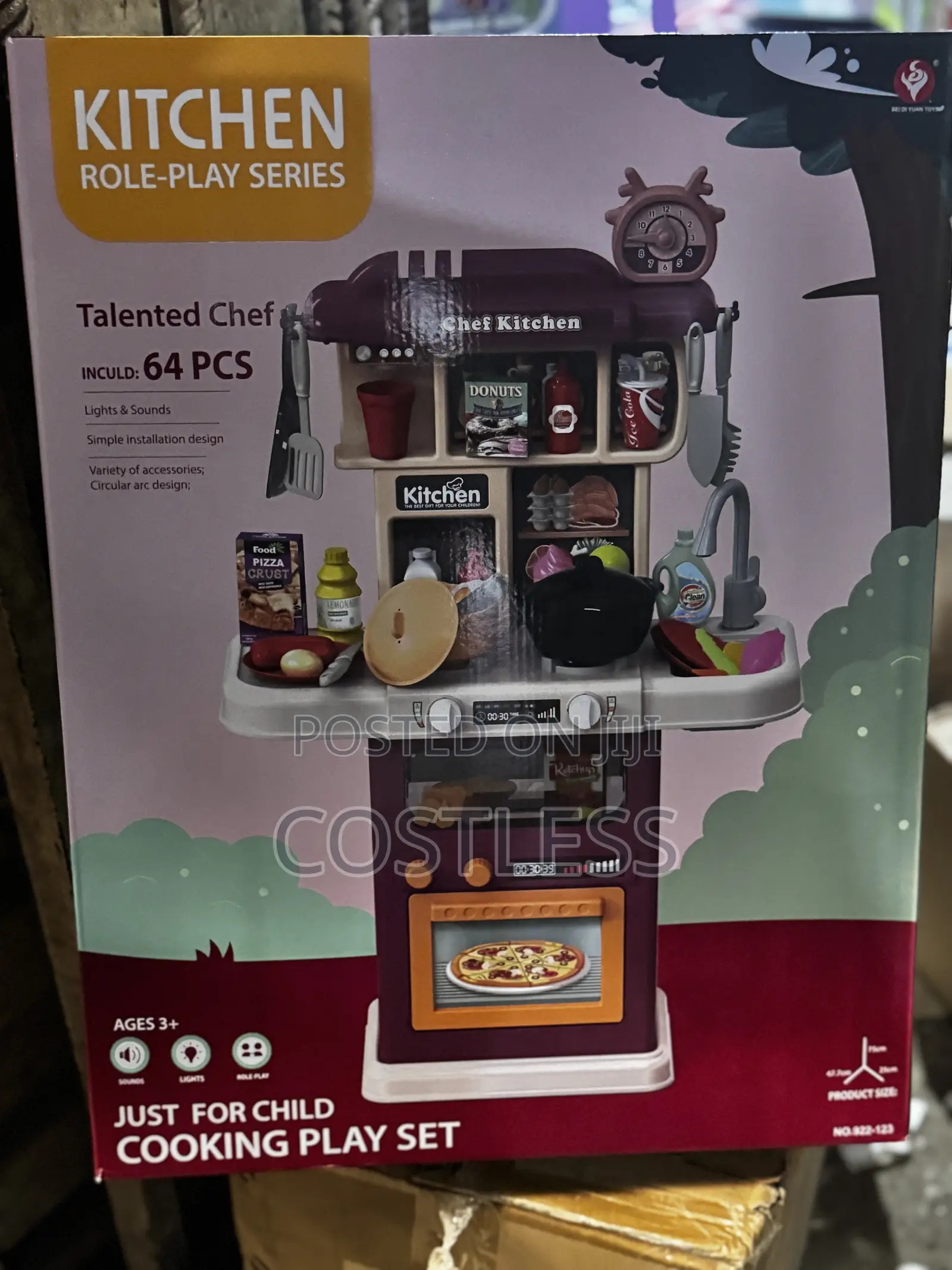 Talented Chef Kitchen Role-Play Series Toy Set.