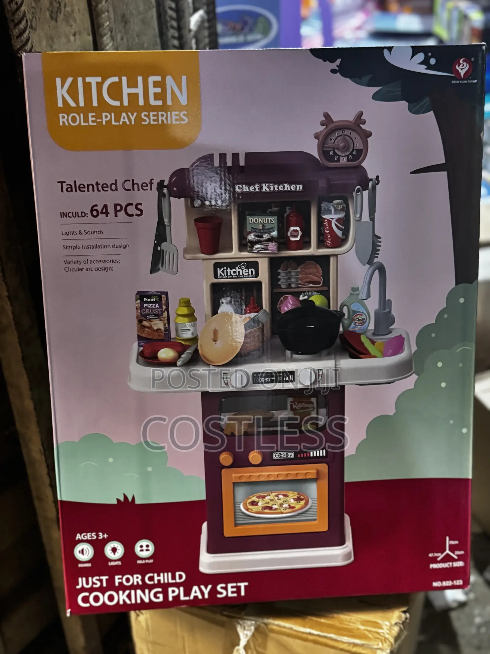 Talented Chef Kitchen Role-Play Series Toy Set.