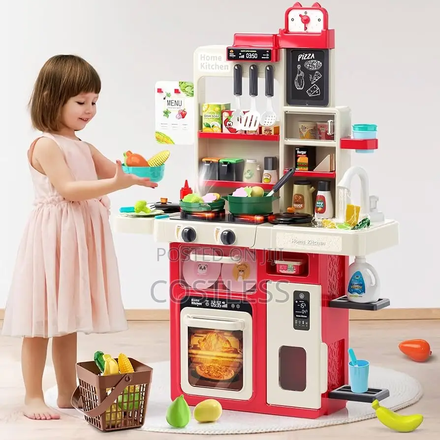Kitchen Little Chef Play Series Toy Kitchen Playset.