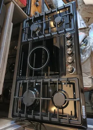 Original Bosch New Design Built-in 4+1 Black Stainless Steel Gas Ele