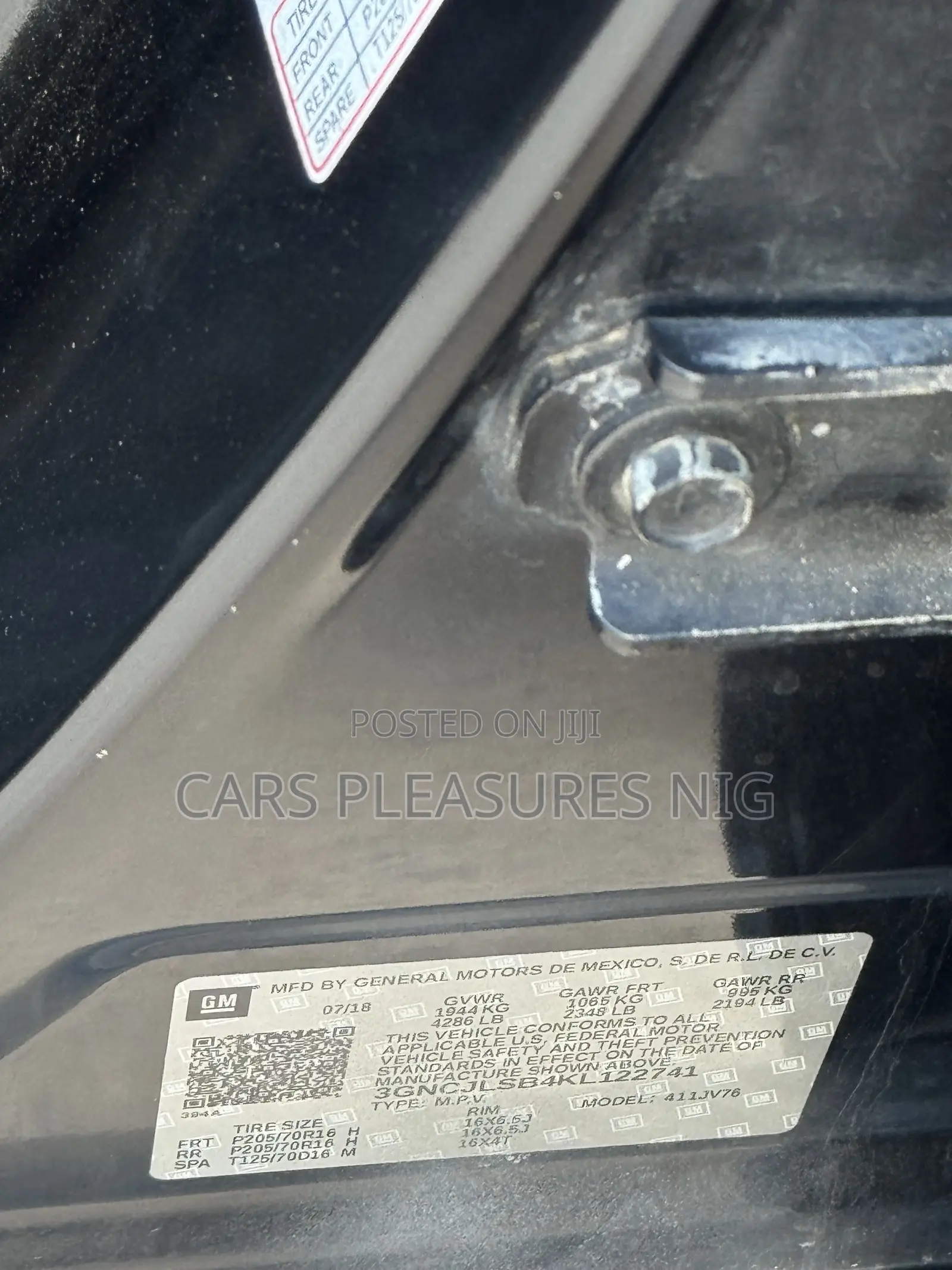Chevrolet Trax 2019 Black