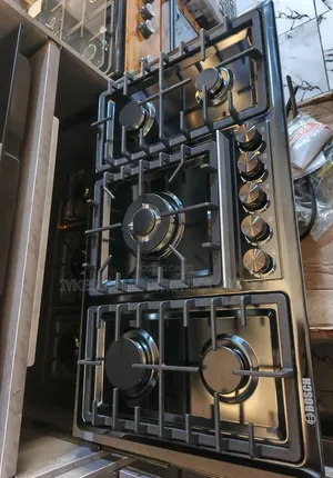 Original Bosch Built-in 5 Burners Gas Cooker Black Stainless Steel Etc