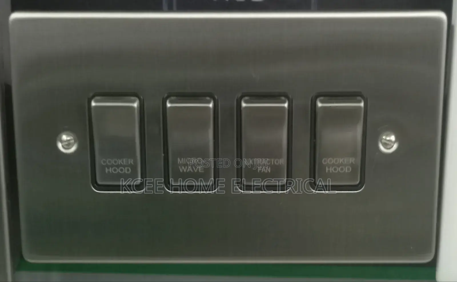 Original 4 Gang Grid Switch With Light – Strong Reliable