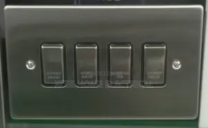 Original 4 Gang Grid Switch With Light – Strong Reliable