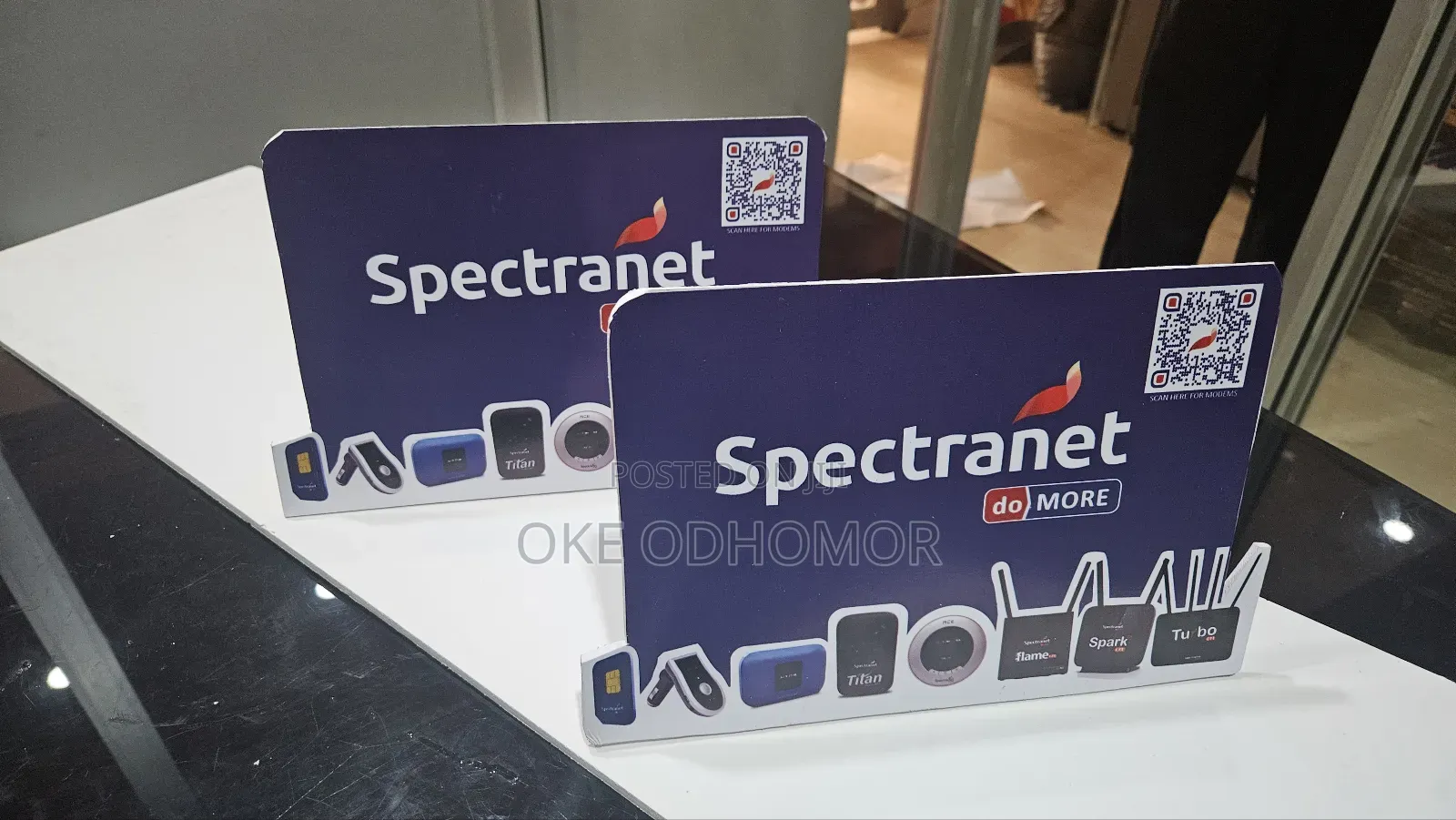 Table Header Dangler Wobbler Foamboard Print Product Display