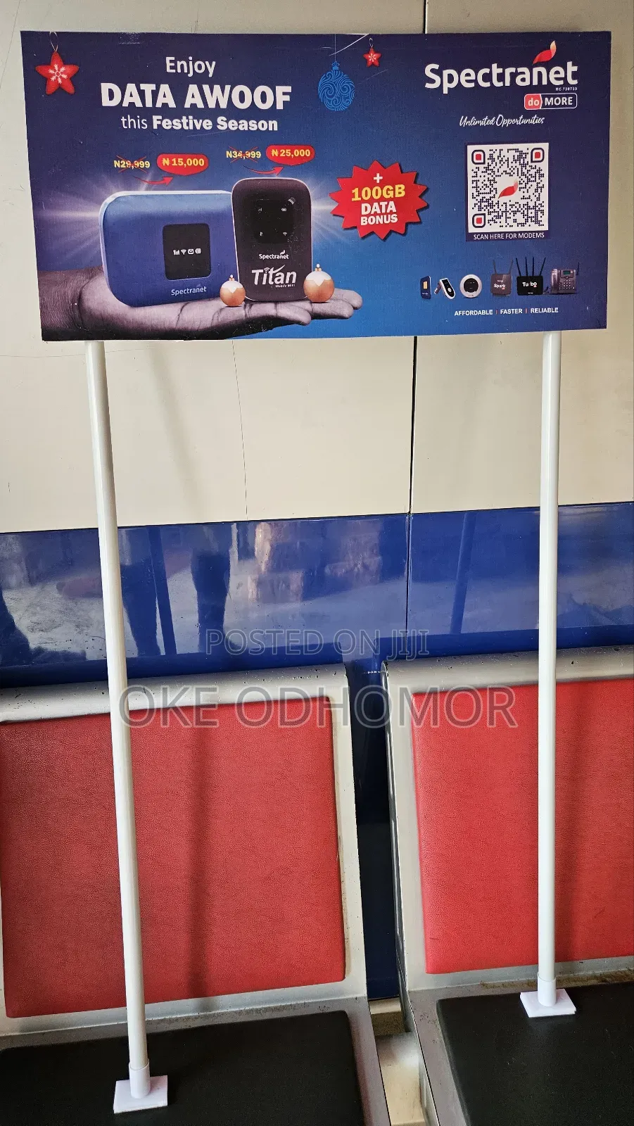 Table Header Dangler Wobbler Foamboard Print Product Display