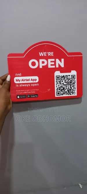 Table Header Dangler Wobbler Foamboard Print Product Display