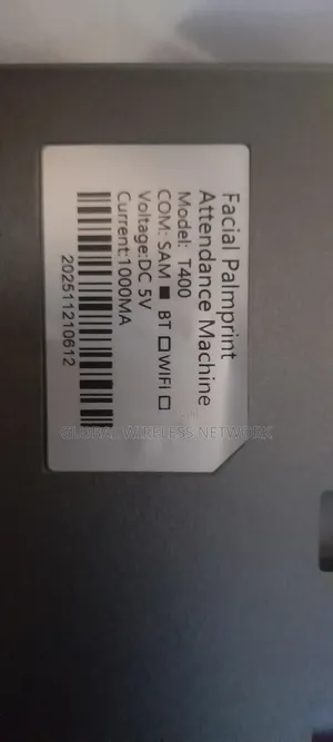 T400 Facial Palmprint Attendance Machine