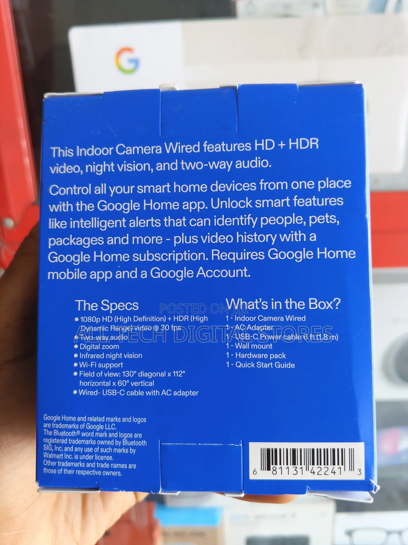 Onn Indoor Plug In Camera