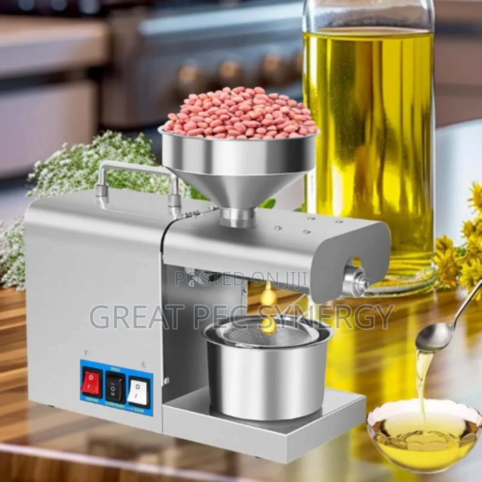 Automatic Electric Oil Press Machine