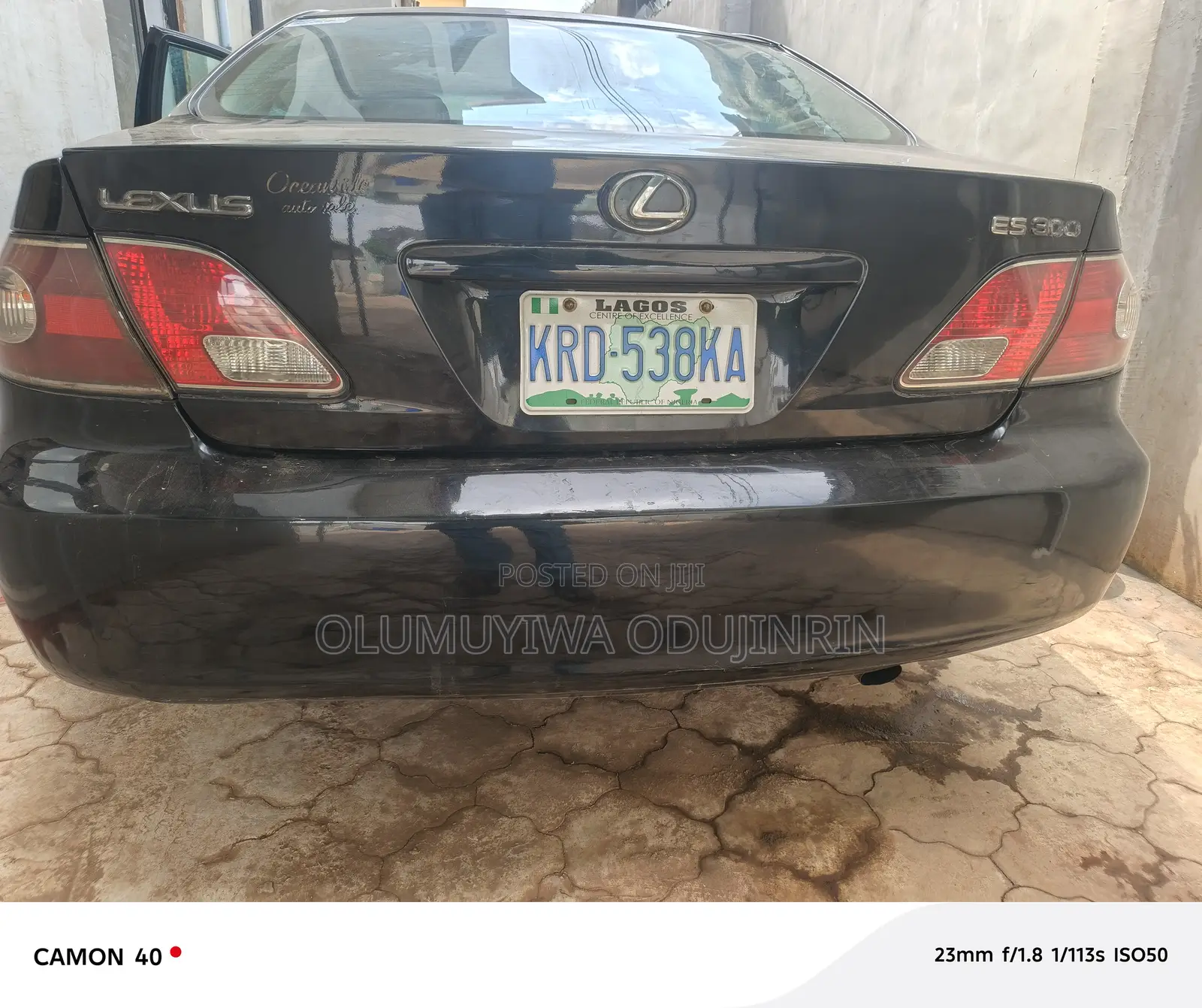 Lexus ES 300 2005 Black