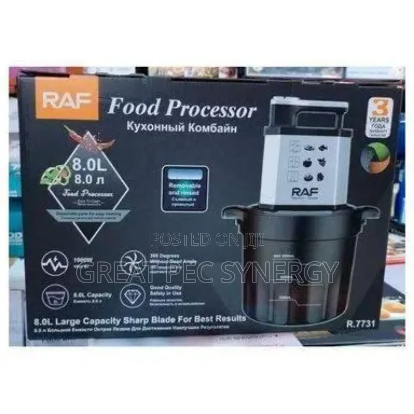 8 Liters Raf Food Processor