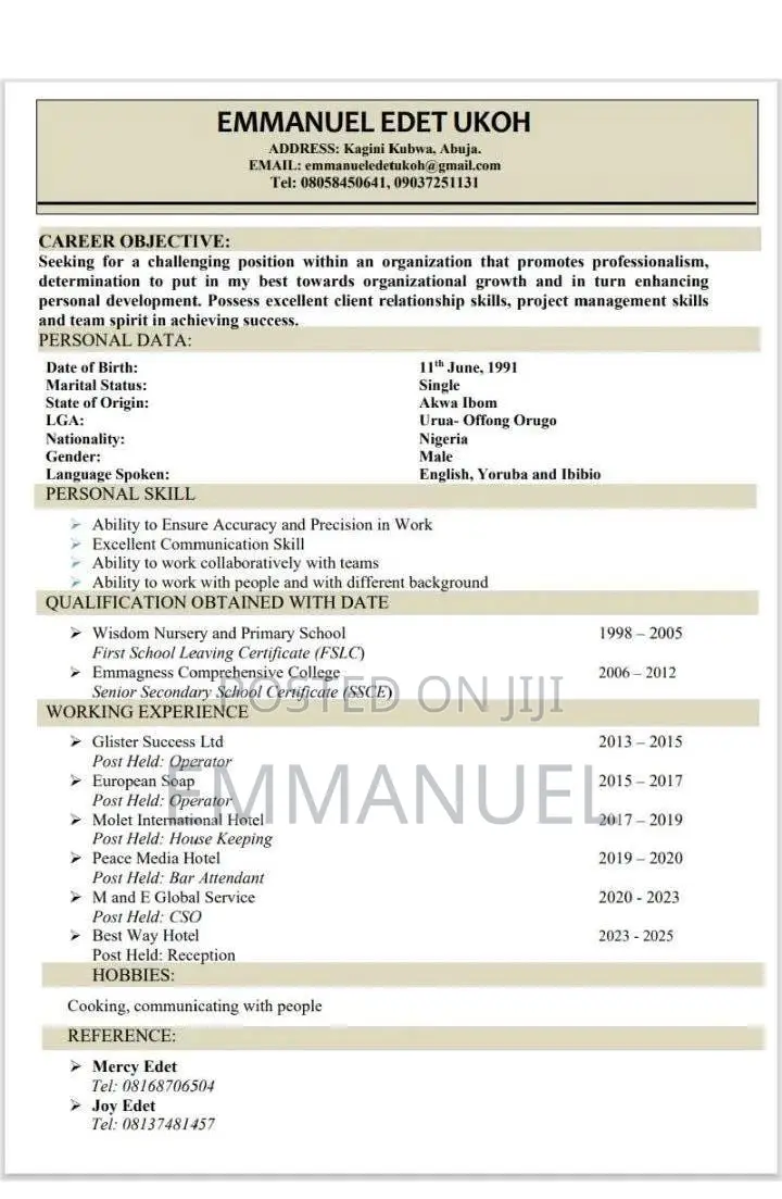 Restaurant Bar Cv