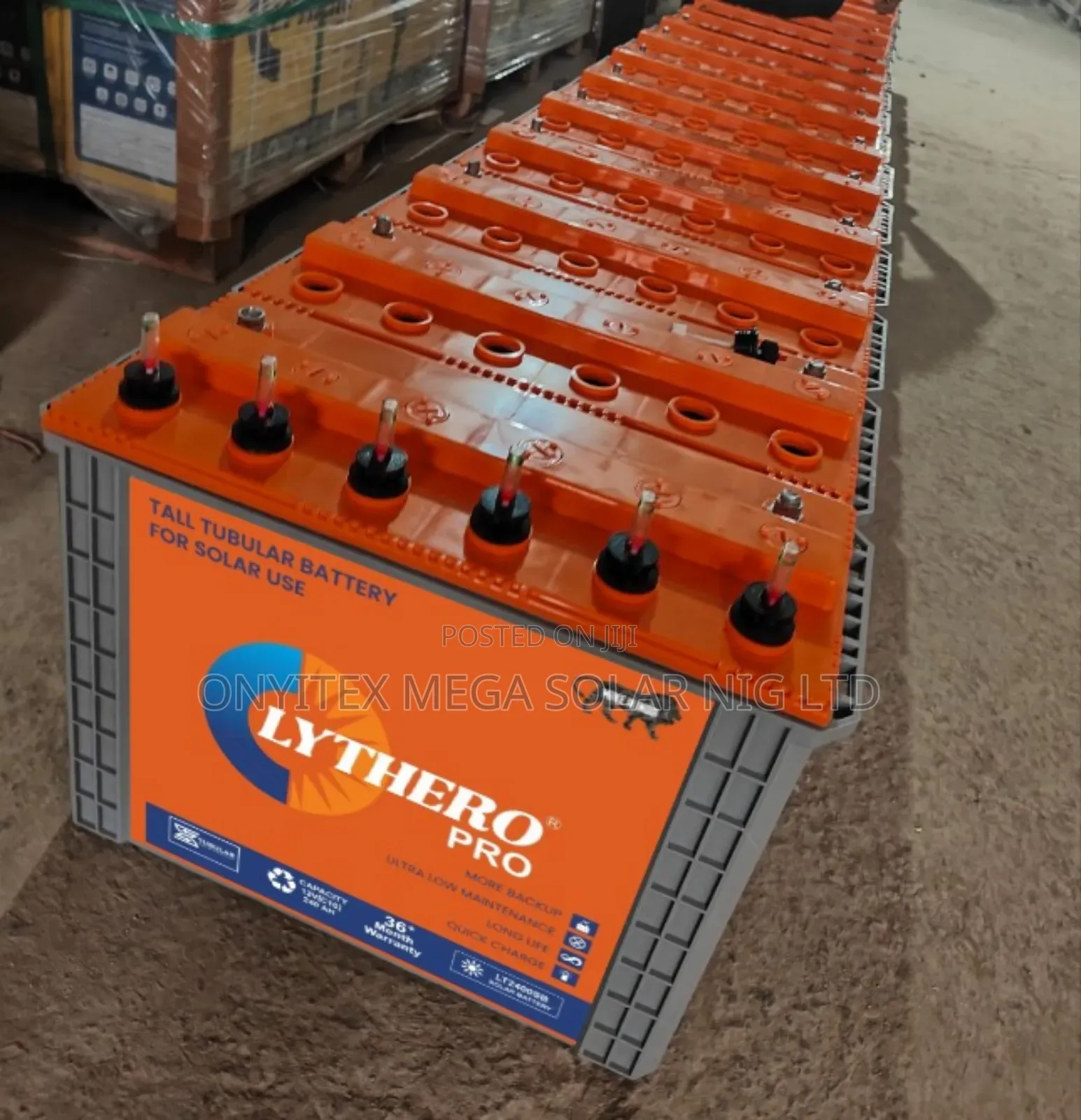 Original Lythero Energy Tubular Battery 240ah