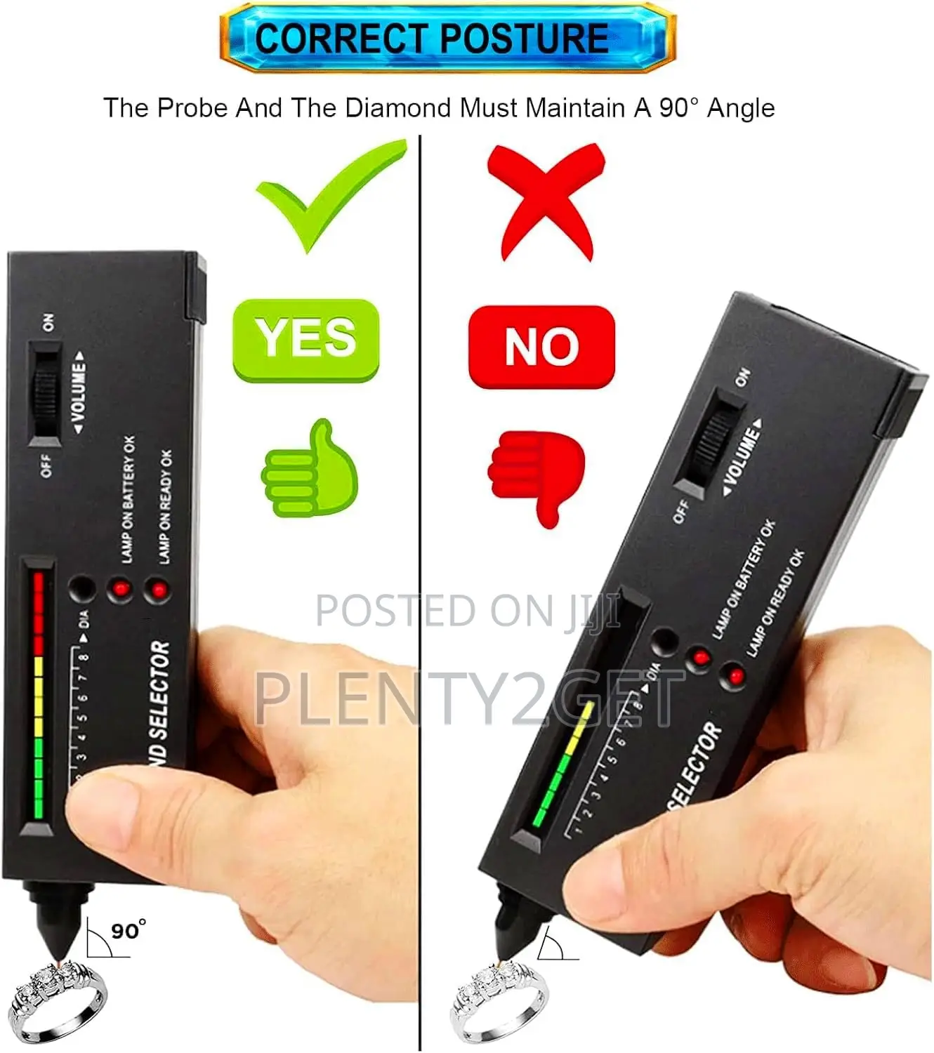 High Precision Portable Diamond Testing Pen - Electronic Jewelry Authe