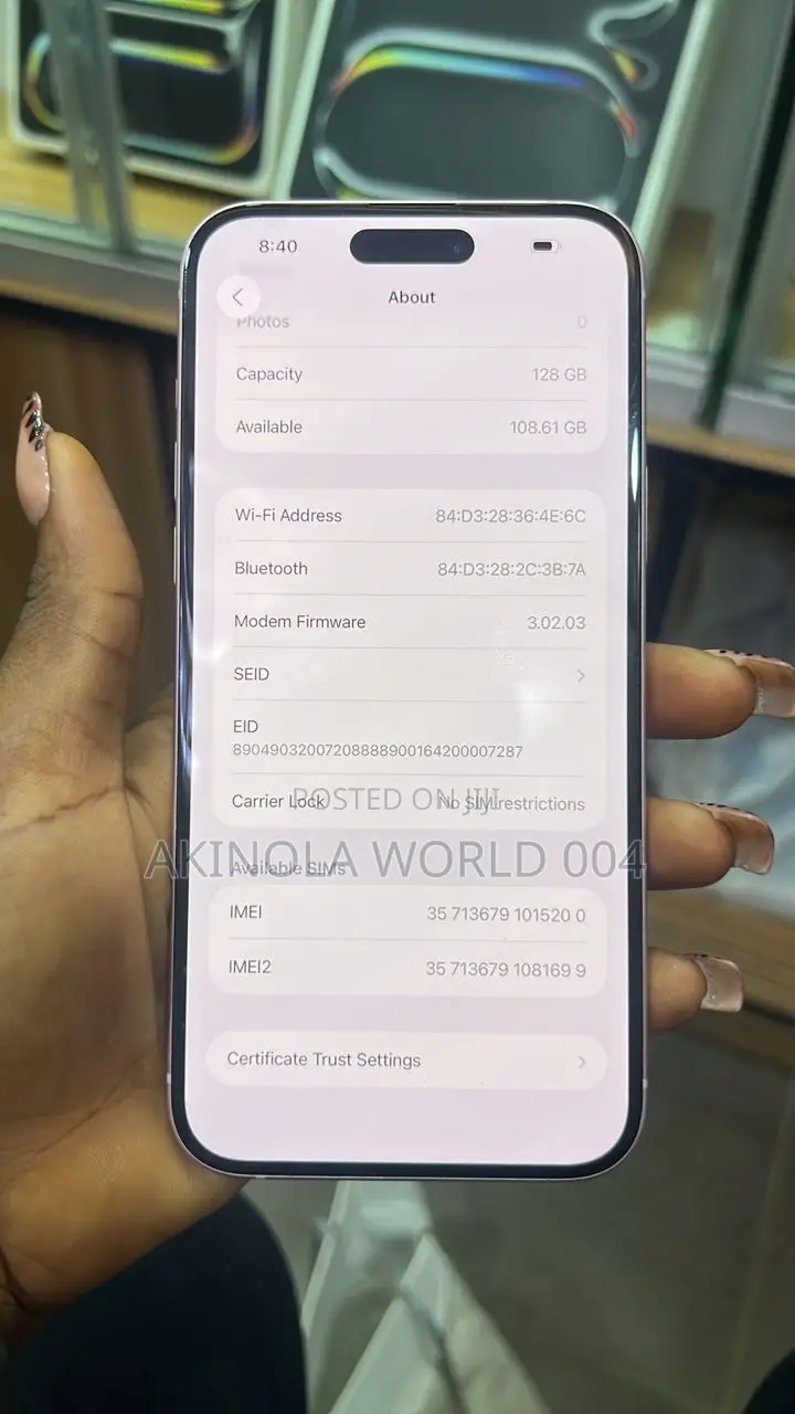 Apple iPhone 15 Plus 128 GB Pink