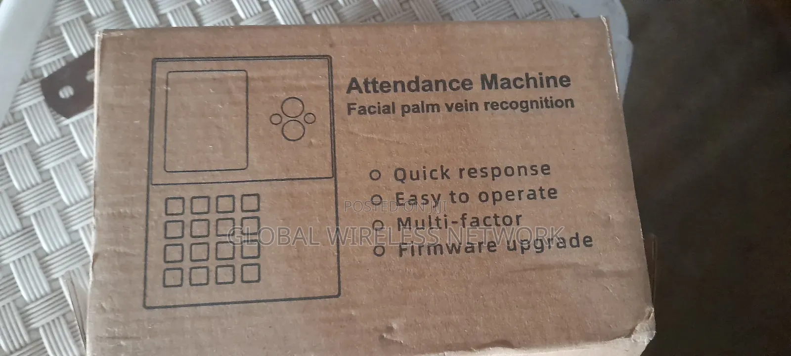 Facial and Palm Vien Recognition Attendance Machine -T500