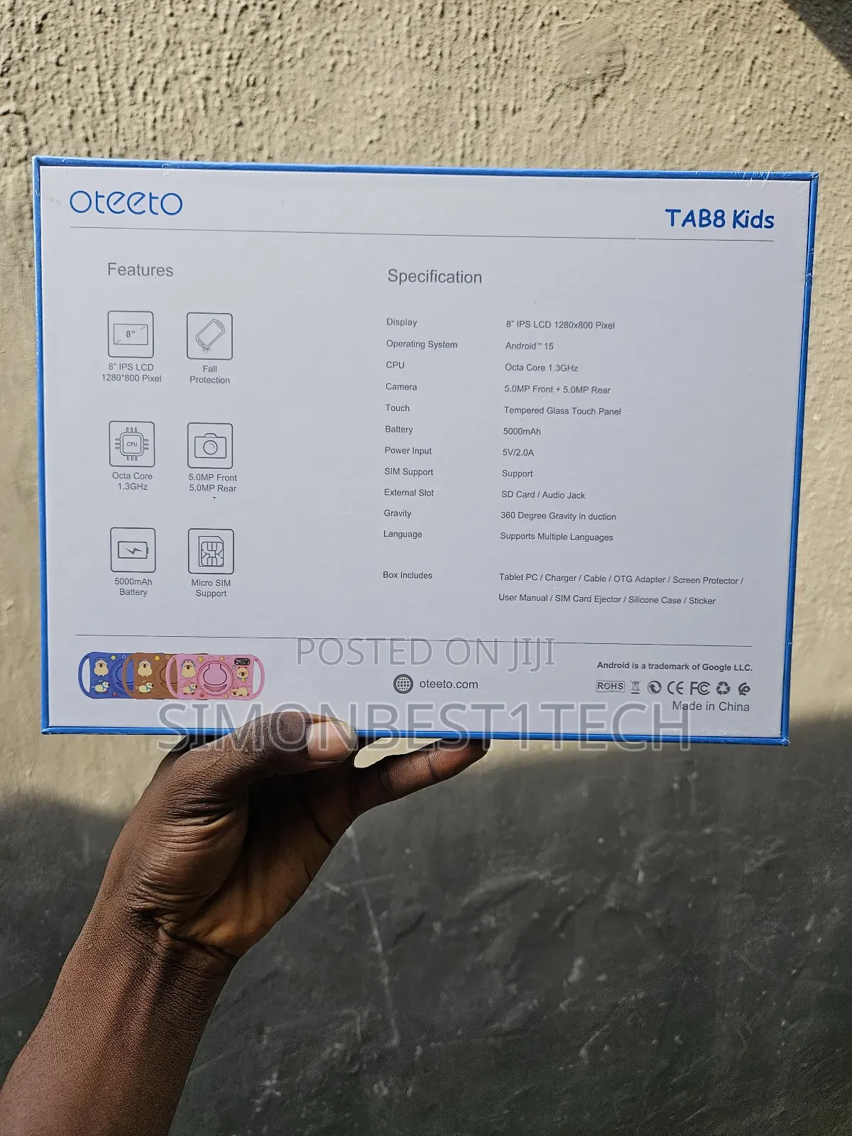 Oteeto Tab8 Kids