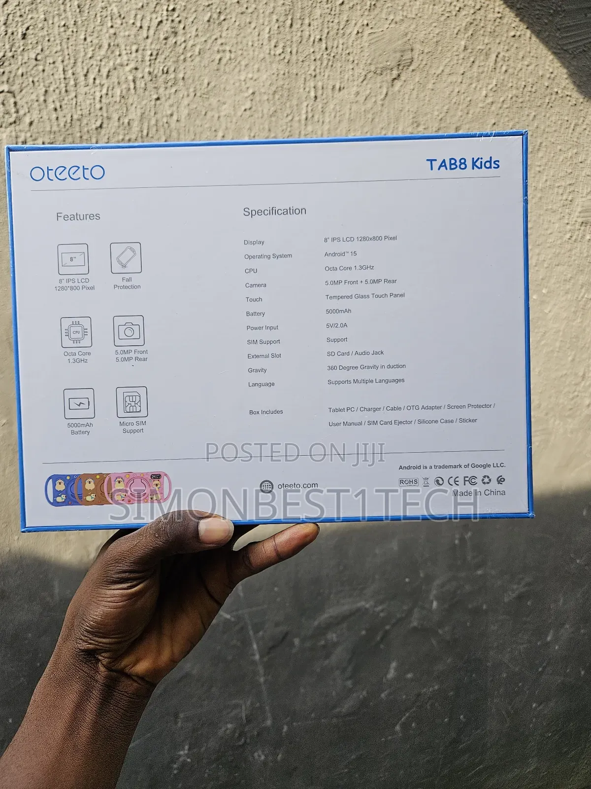 Oteeto Tab8 Kids