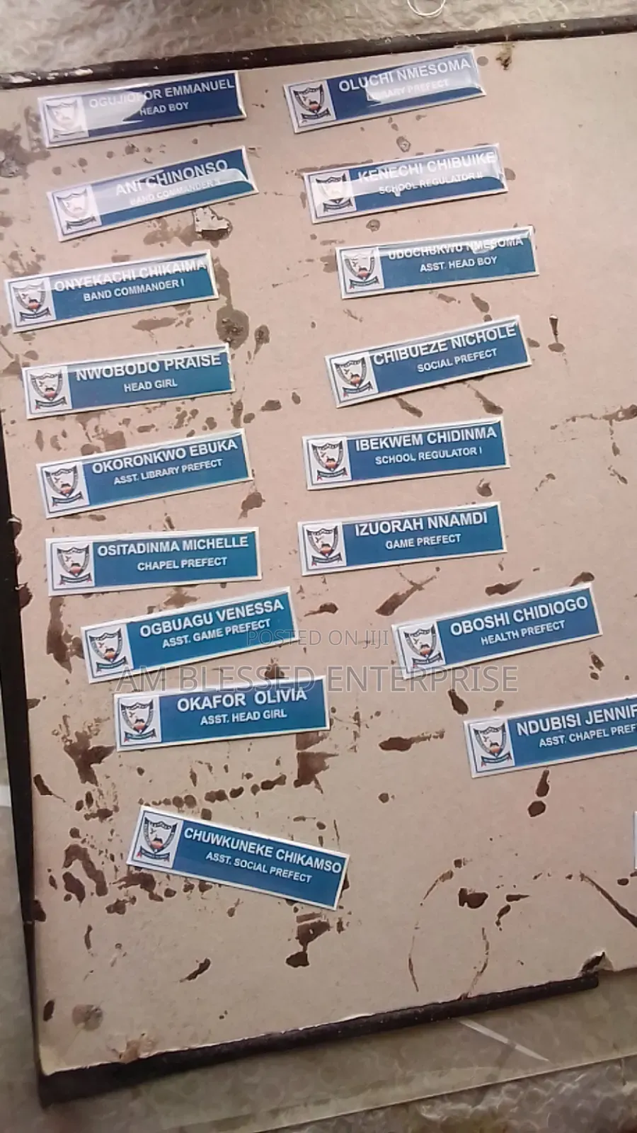 Company Custom Name Tag