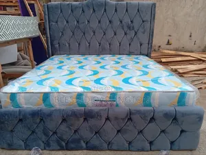Available Grey Colour 6* 6 Bed Frame
