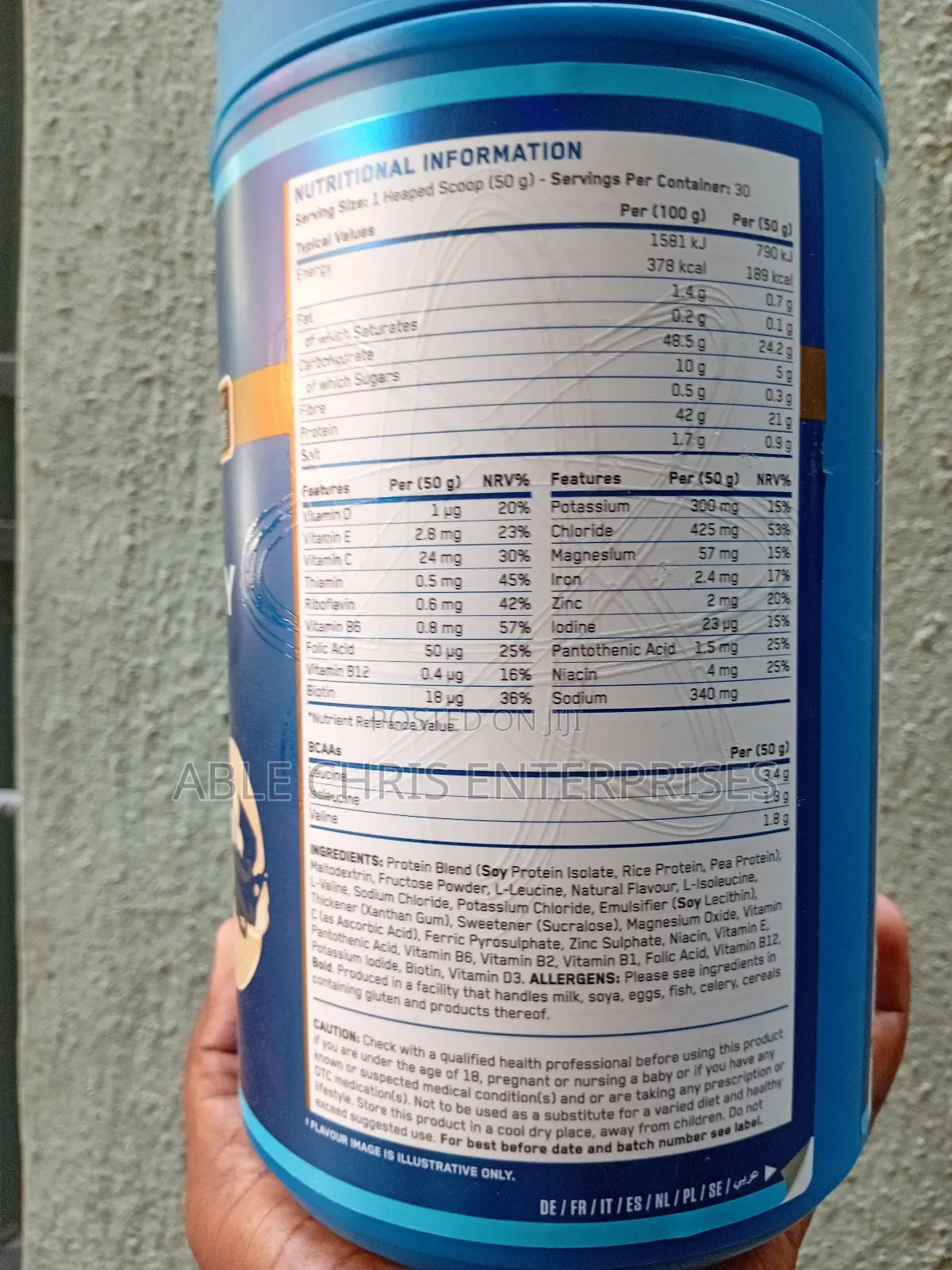 Applied Nutrition Endurance Recovery Vanilla Powder