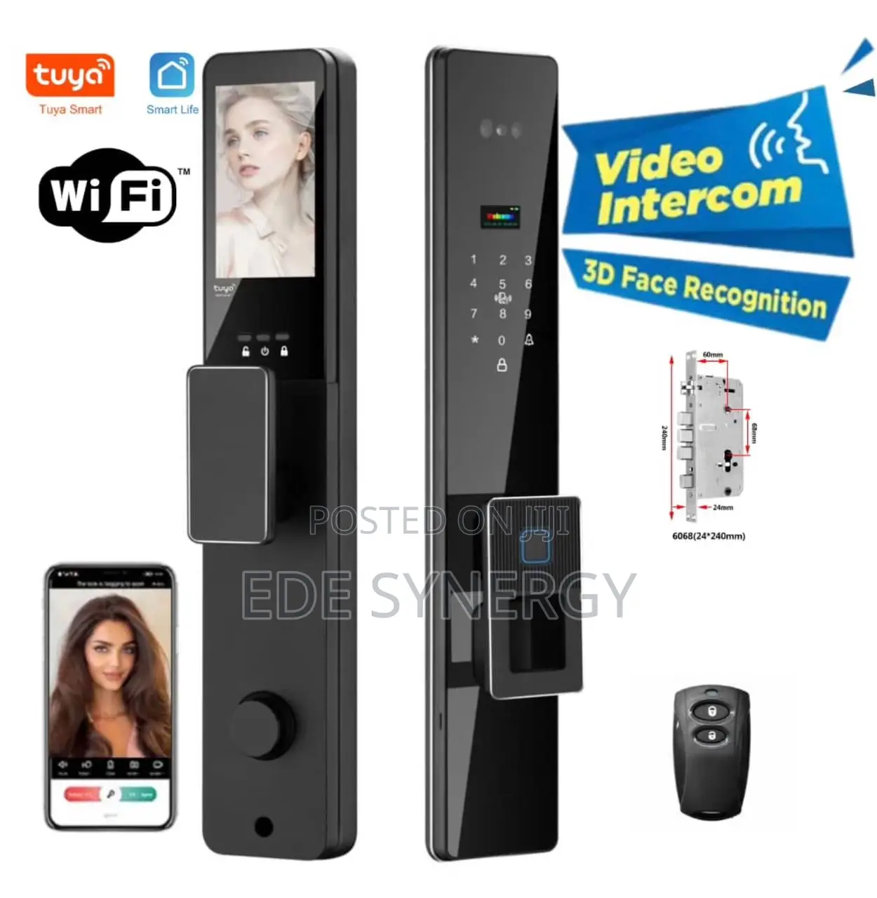 New Ai Definition Intelligence Smartlock With Remote Control