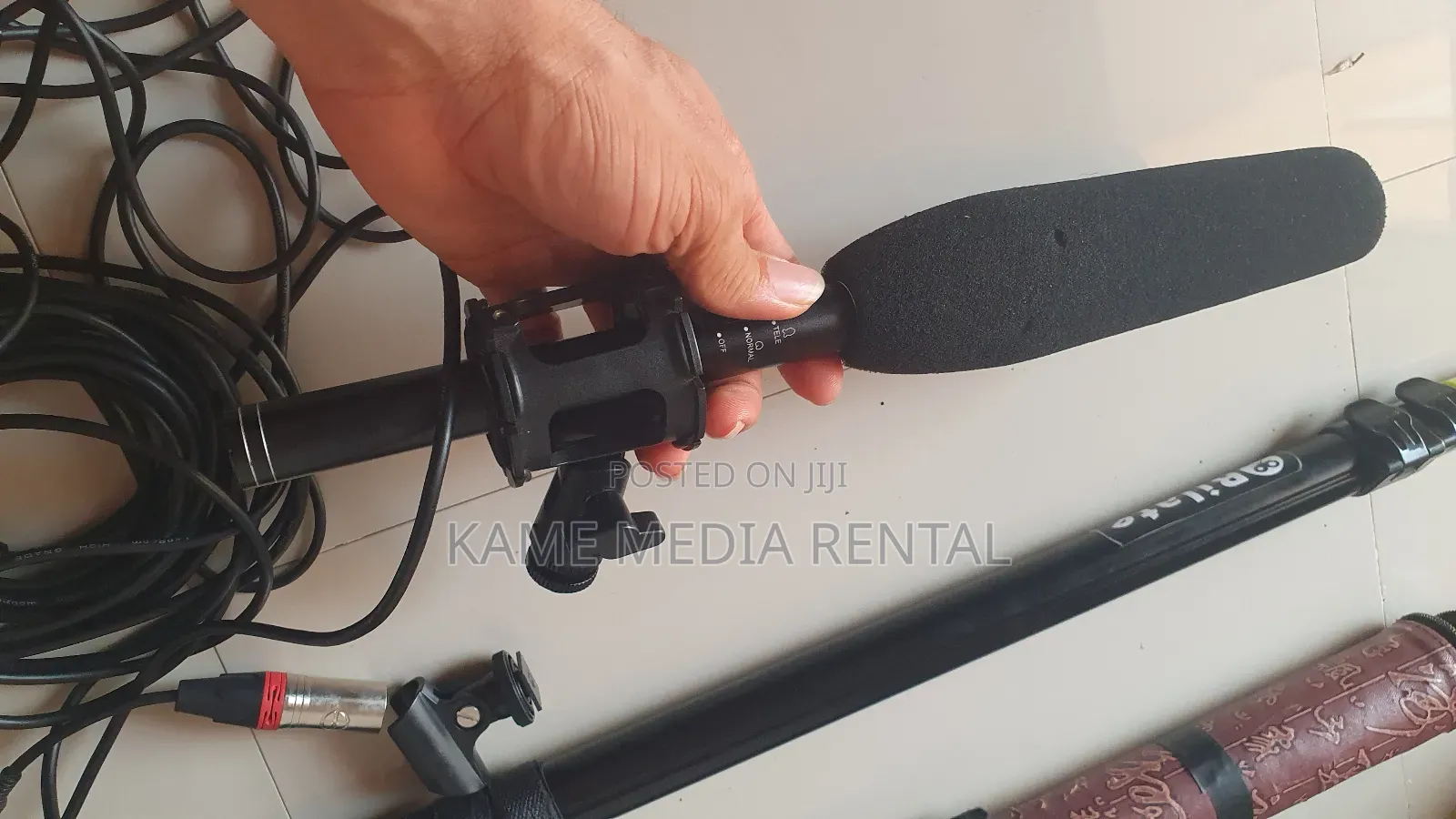 Short Gun Microphone Boom Pole for Rent