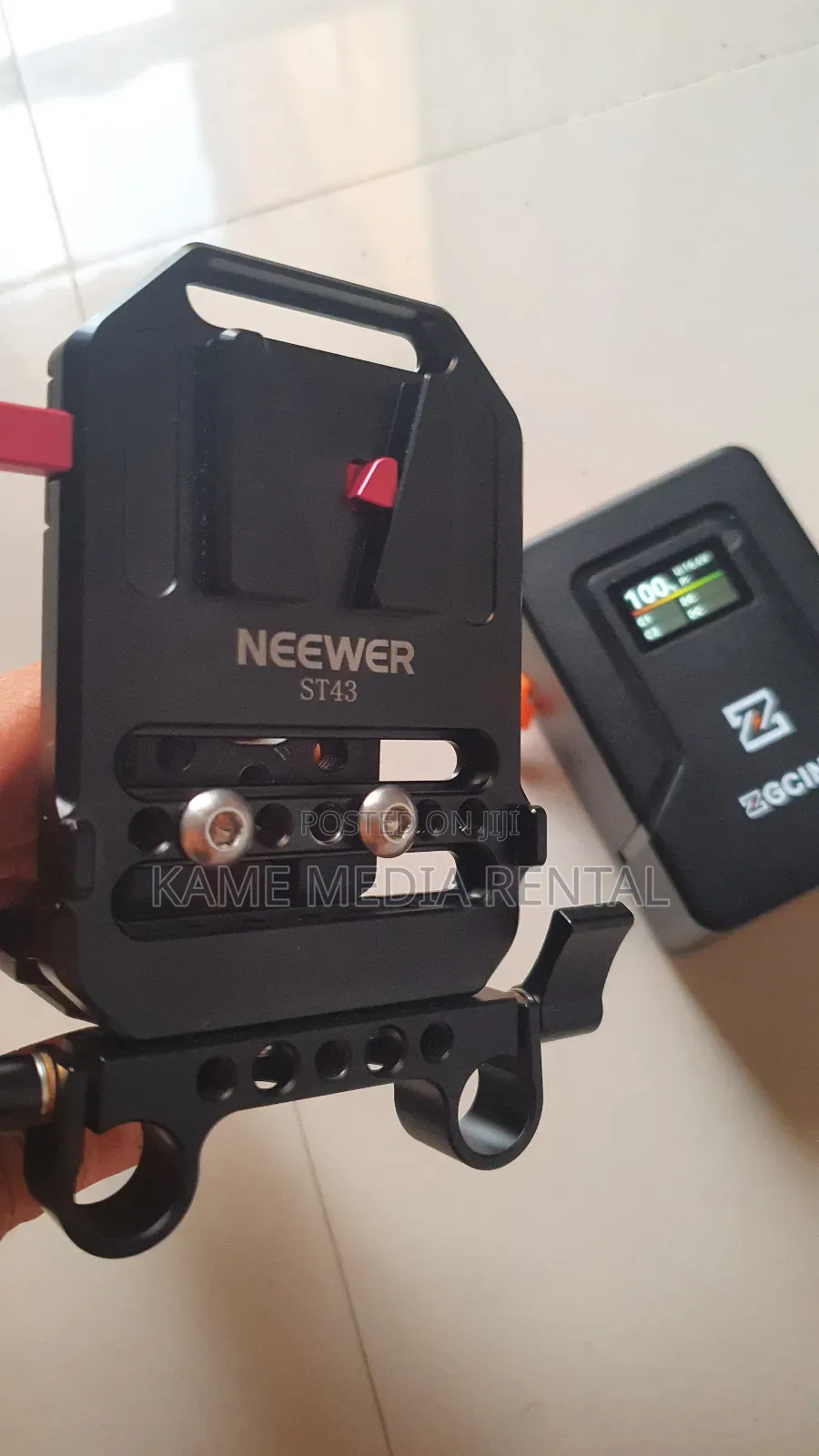 V Mount Battery and v Mount Plate for Rent