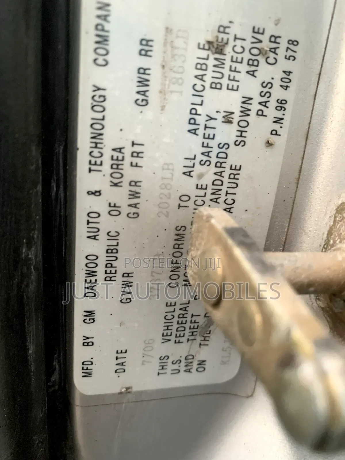 Suzuki Forenza Convenience 2007 Silver