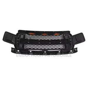 Premium Ford F-150 Raptor Face Front Grille With Led Lights (Mushin)