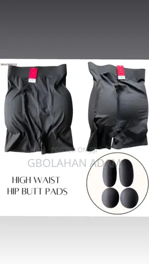 High-Waist Padded Hip Butt Shaper Shorts