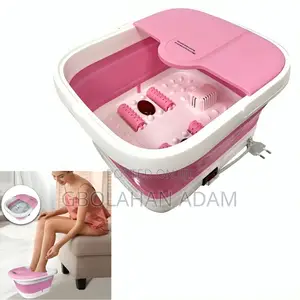 Ocean Wave "Foot Spa Bath Massager With Heat Bubbles Vibration"