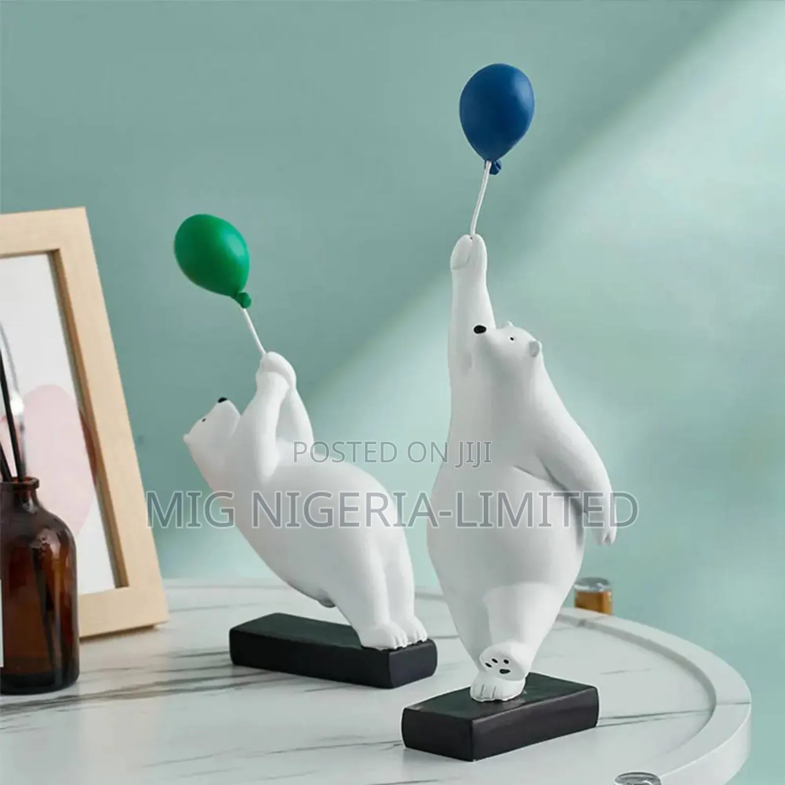 Creative Artwork Human Face Figurine Ornament Decoration